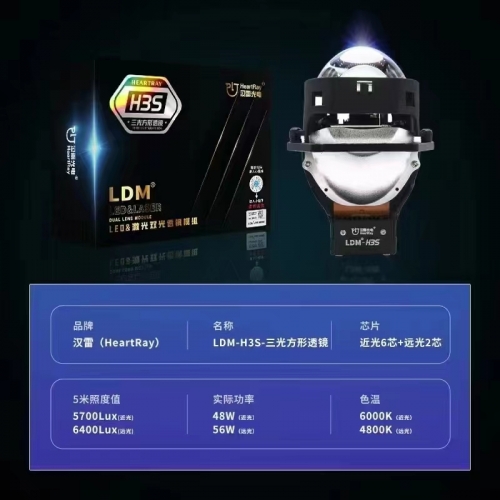 漢雷 H3S 三光方形透鏡